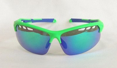 fluorescent green sunglass REVO lens