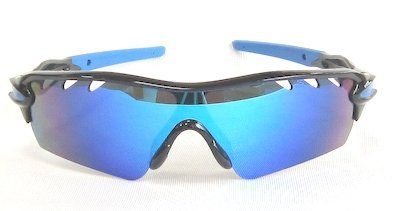 sky blue REVO lens sport sunglass