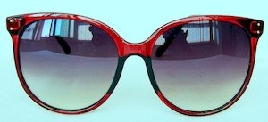 round eyeglass gradient lens