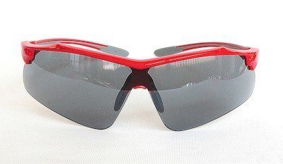 red sunglass mirror lens