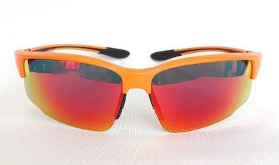 orange sunglass REVO lens black tips