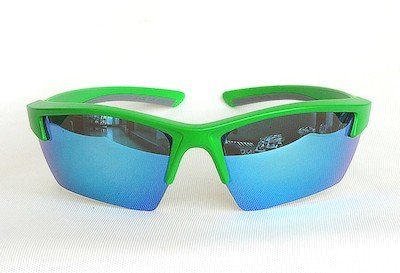 green sunglass blue REVO lens