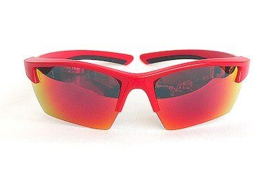 matte red sunglass red REVO lens