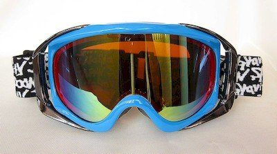 water Blue TPU goggle REVO lens nylon jacquard strap