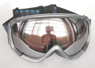 aluminum color TPU goggle mirror lens Jacquard strap