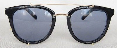 black round sunglass polarized lens