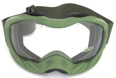 army green TPU goggle double foam