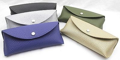 PU eyewear case embossed