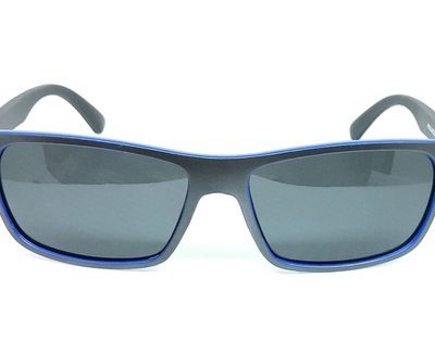 Fashion Square sunglass Matte Two tone PC Frame Embossed PC Temple UV400 Polarized grey lens