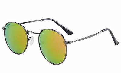 Metal sunglass eccentric lenses - MJ-R