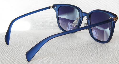  Matte Blue frame, Matte Blue Temple, adjustable nose pad Wayfarer sunglasses CG54-1-3