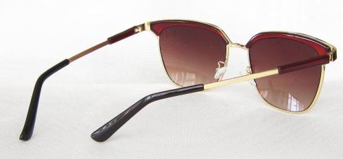 eccentric lenses, Metal Temple square sunglasses CG57-1-3 