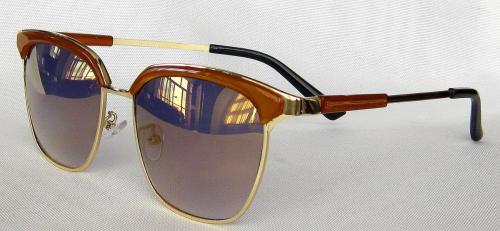UV400 eccentric Gradient Brown lenses, square sunglasses CG57-4