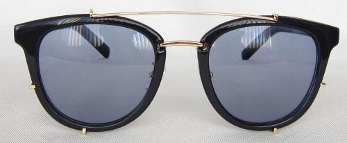 Shining Black round sunglasses CG60-1