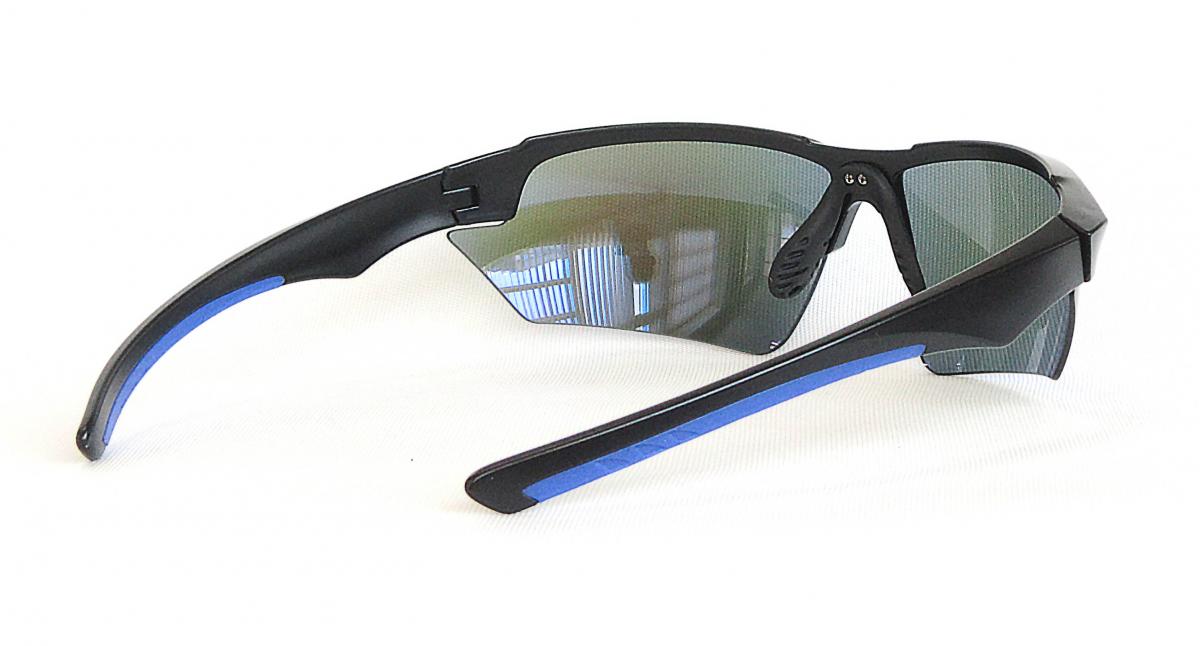 black sunglass blue REVO lens - chivalry global int'l co., ltd